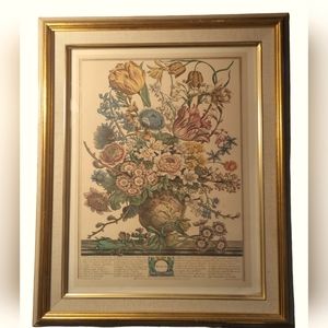 Vintage floral print